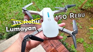 Drone Murah 2 Kamera 315 Rebuan E88 Pro ~ Lumayan Lah Buat Beginner 😆