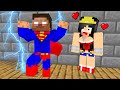 Monster school  superman herobrine and superwoman  love superheroes story  minecraft animation