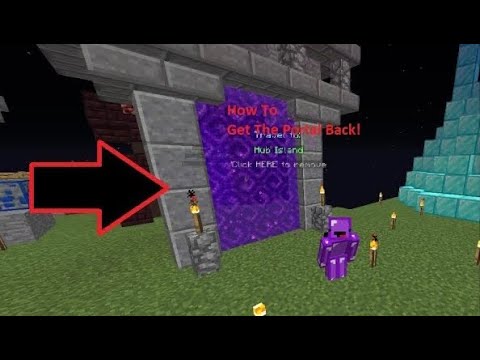 How To Get Your Hypixel SkyBlock Hub Portal Back!!