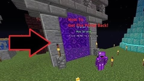How To Get Your Hypixel SkyBlock Hub Portal Back!!