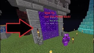 How To Get Your Hypixel Skyblock Hub Portal Back Youtube How To Get Your Hypixel Skyblock Hub Portal Back Youtube