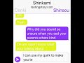 Shinkami texting story / sorry it has mistakes in it/ read description