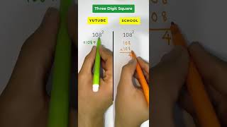 YouTube vs School Math📝 #shorts