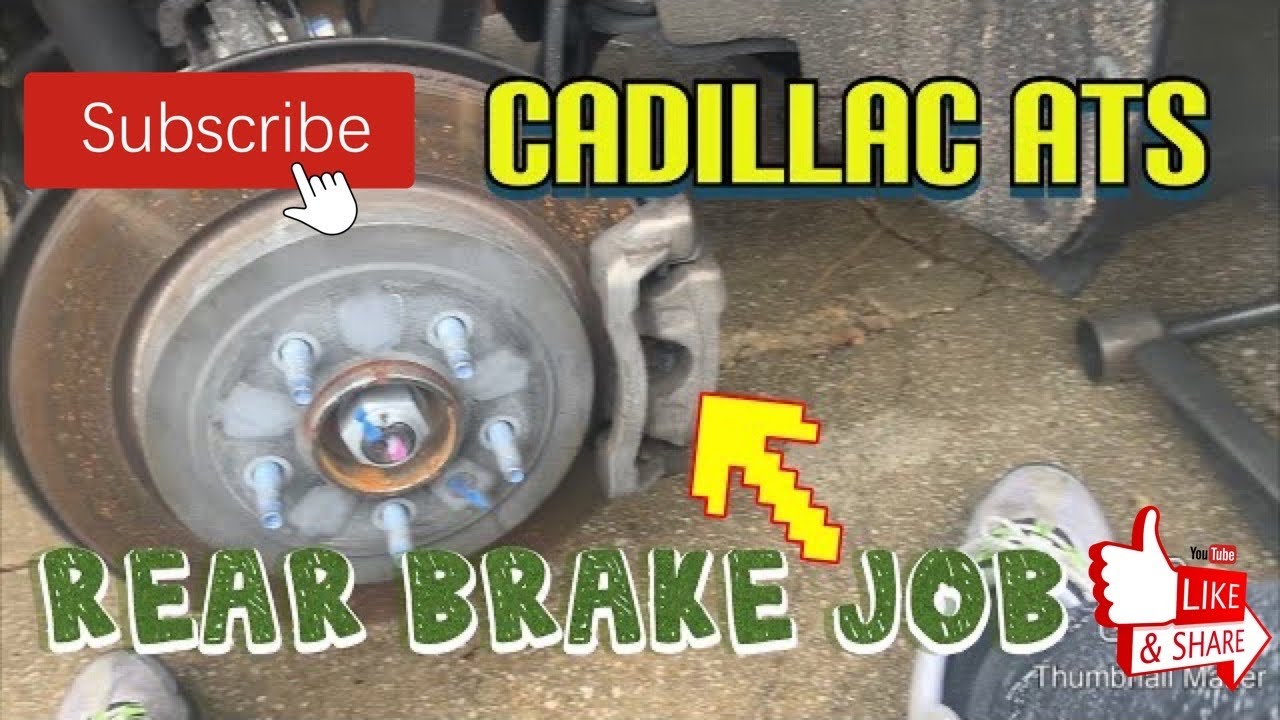 Cadillac ATS CTS 2.0 [Rear Brake Change] YouTube