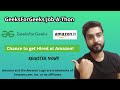 GeeksForGeeks Job-A-Thon Partnered with Amazon