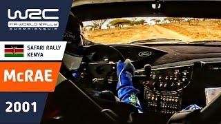Colin McRae onboard - Safari Rally Kenya 2001 - Ford Focus RS WRC. EPIC Fast and Bumpy Safari Stage!