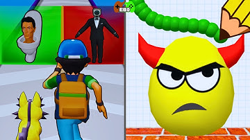 MONSTER SQUAD RUSH vs DRAW TO SMASH | Epic Android gameplay walkthrough | Epic Brain Odyssey Part-05