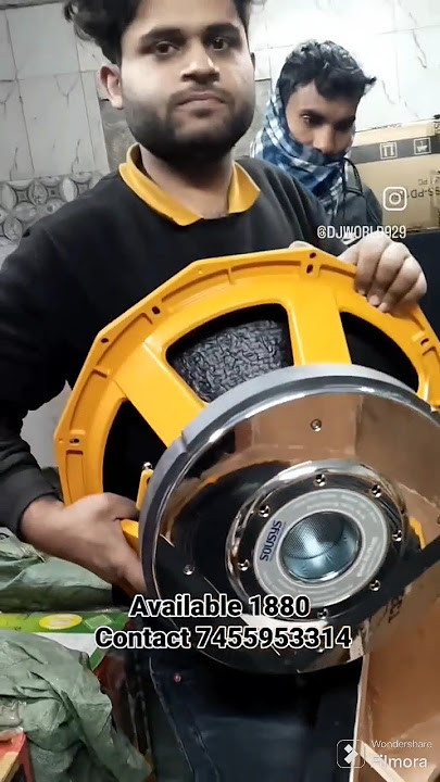 18 inch 2500 watts subwoofer by Dj world #djspeaker #djcabinets #sousys #sousysspeaker #djspeaker