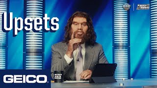 Cavemanalyst Upsets | NCAA March Madness | GEICO