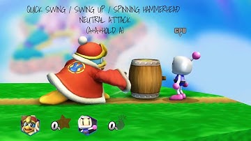 PROJECT M EX REMIX 0.95 B KING DEDEDE MOVESET SHOWCASE