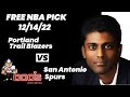 NBA Picks - Trail Blazers vs Spurs Prediction, 12/14/2022 Best Bets, Odds & Betting Tips