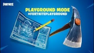 PLAYGROUND MODE GAMEPLAY In Fortnite Battle Royale!