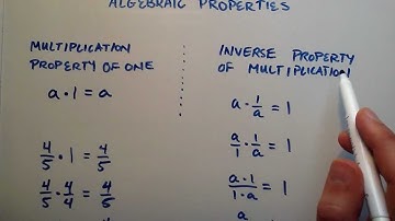 Algebraic Properties , Part 4 , Intermediate Algebra , Lesson 21