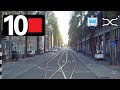 🚊 GVB  Amsterdam Tramlijn 10 Cabinerit Azartplein - Westergasfabriek Driver's view POV