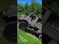 Unimog schafft 100 % Steigung + Gef&auml;lle  / unimog copes with 100 % incline and decline #unimog