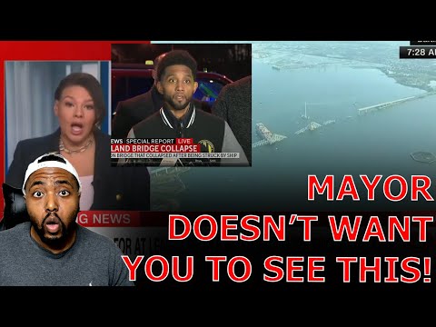 Baltimore Mayor BEGS CNN & Liberal Media STOP SHOWING Footage Of Cargo Ship Causing Bridge Collapse