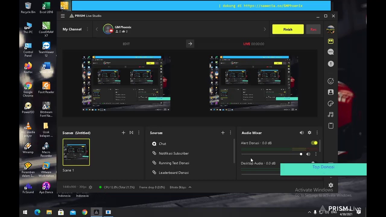 GM Phoenix's Live broadcast