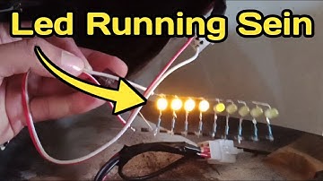 MEMBUAT LAMPU LED RUNNING SEIN !!! Led Berjalan lampu sign