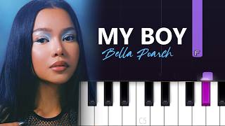 Bella Poarch - My Boy (Piano tutorial)