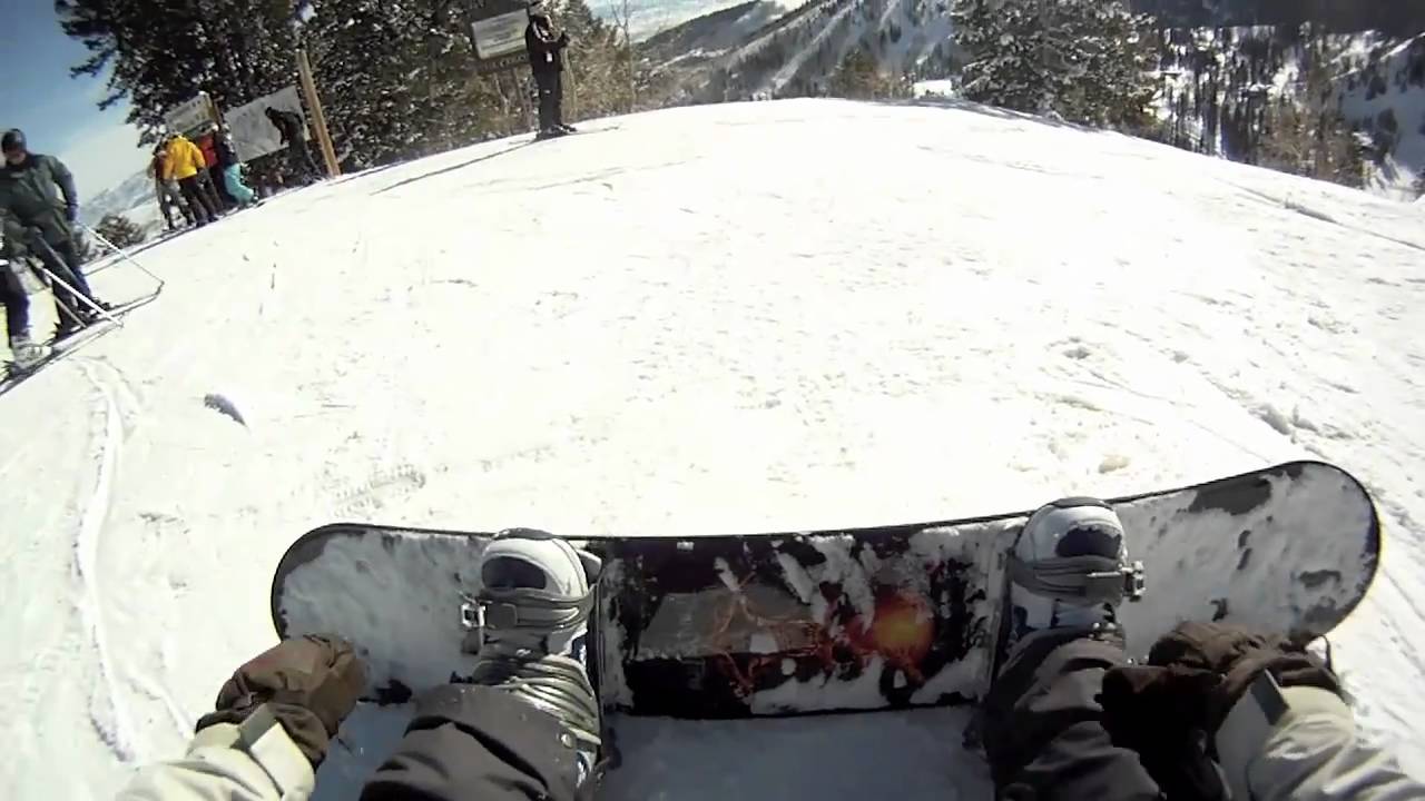 GoPro Snowboard The Canyons Utah 3 YouTube