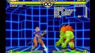 EX Capcom vs. SNK 2 - Chunli combo