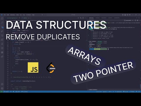 Remove Duplicates From Sorted Array | Leetcode | JavaScript | Two Pointers | Arrays