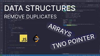 Remove Duplicates From Sorted Array Leetcode Javascript Two Pointers Arrays