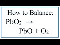 Balancing Chemical Equations Concepts