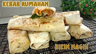 BUAT INI DI RUMAH SEMUA DOYAN - KEBAB RUMAHAN BISA DI FROZENKAN