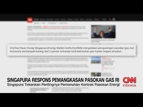 Singapura Respons Pemangkasan Pasokan Gas RI
