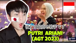 Putri Ariani | Golden Buzzer From Simon Cowell | Auditions | Agt 2023 | Reaction