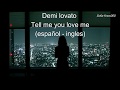 Demi Lovato - Tell Me You Love Me (Lyrics Video)