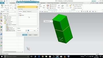 NX UNIGRAPHICS OFFSET FACE COMMAND HINDI