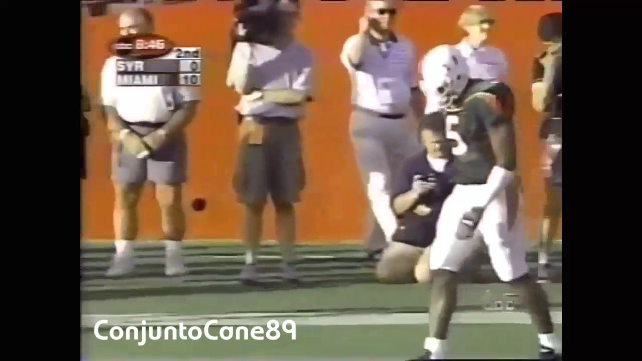 2001 Miami Hurricanes vs Syracuse - Offense Highlights - YouTube