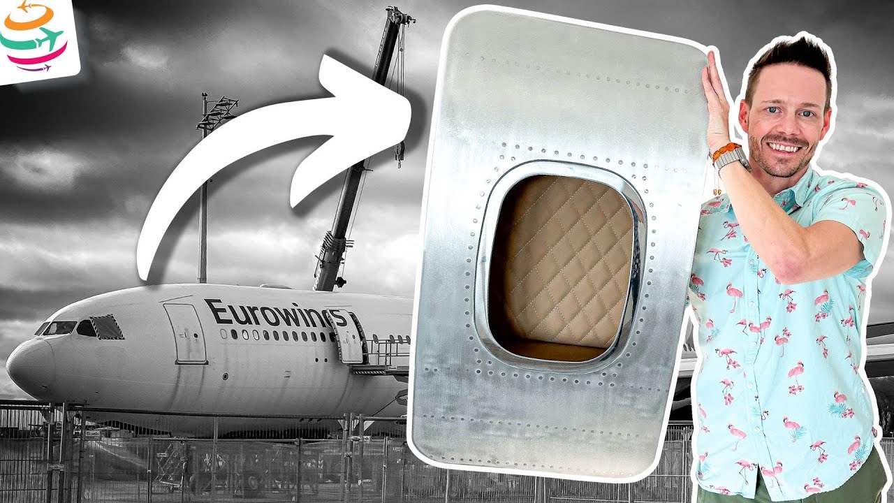 Wie aus Flugzeugteilen atemberaubende Designmöbel werden, die Upcycling Unikate | YourTravel.TV