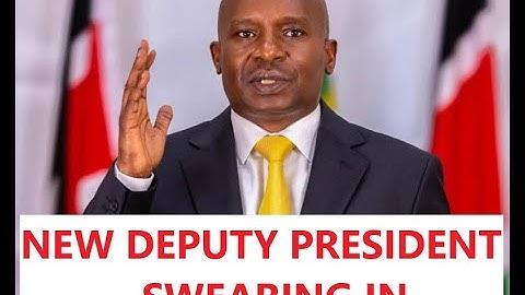 Swearing-In Ceremony: Kithure Kindiki as Deputy President-Designate at KICC