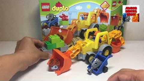 LEGO Duplo 10811 Backhoe Loader Building