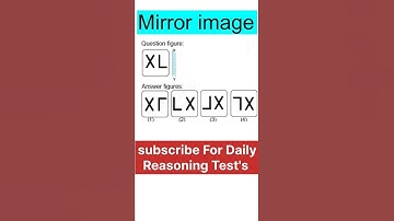 MIRROR IMAGE | Mirror image concept | Reasoning trick ntpc, ssc, Mrs, rrb #short #video