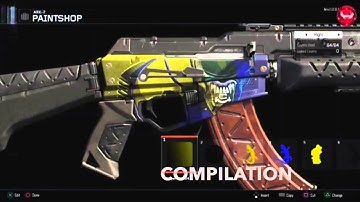 Best BO3 Paintshop Camos!