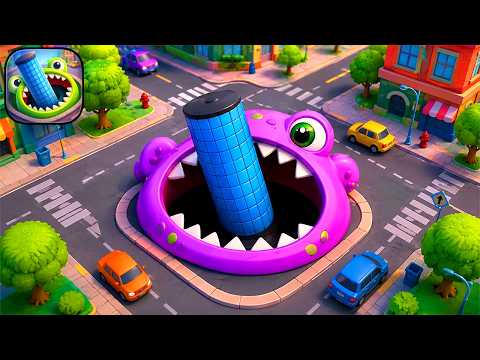 Hole.io Eat the Tower🔥New Gameplay Walkthrough (Android,iOS) Latest Update Freeplay
