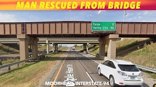 Man Rescued From Railroad Bridge In Moorhead, MN