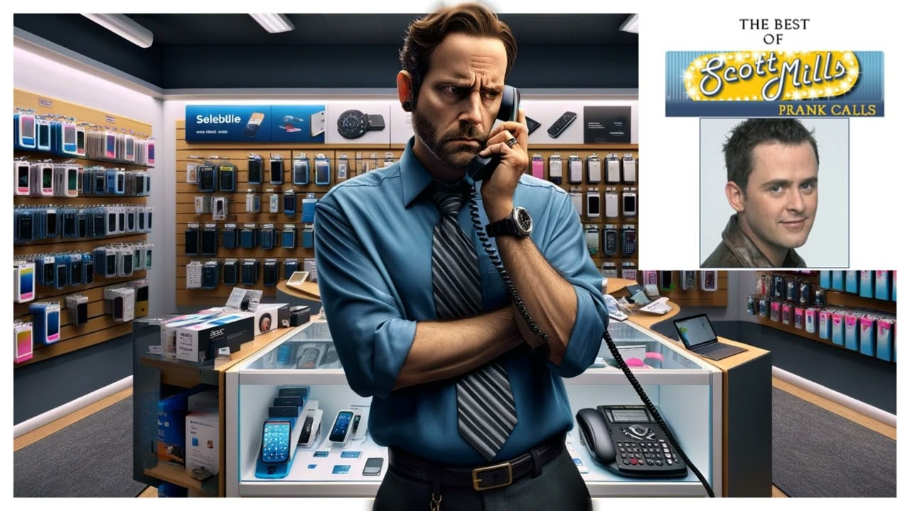 Scott Mills - Mobile Phone Shop On Hold ☎️