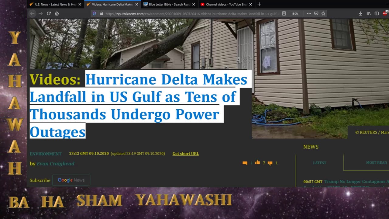 Hurricane Delta Makes Landfall in US Gulf as Tens of Thousands Undergo Power Outages