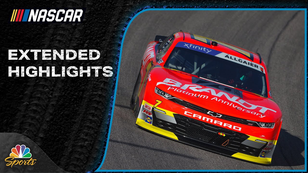 NASCAR Xfinity EXTENDED HIGHLIGHTS Kansas Lottery 300 qualifying 9/9/23 Motorsports on NBC