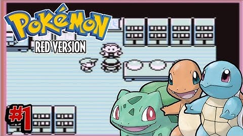 Let's Play Pokemon : Red Version - Episode 1 - Getting Our Starter Pokemon From The Professor