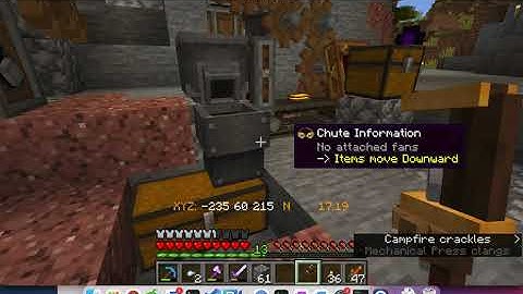 Minecraft Create Mod bug -  Basin feeding into chute displays two items if chute has a window