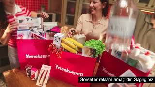 Yapılacak şey belli: Market ihtiyaçlarını Yemeksepeti’nden söylemek!💖😉