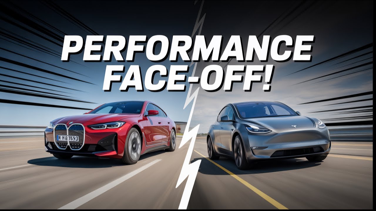 BMW i4 против Tesla Model Y: максимальное сравнение производительности