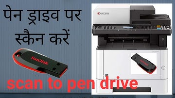 scan to pen drive kyocera M2040dn, || How to scan in a pen drive kyocera M2040dn..,