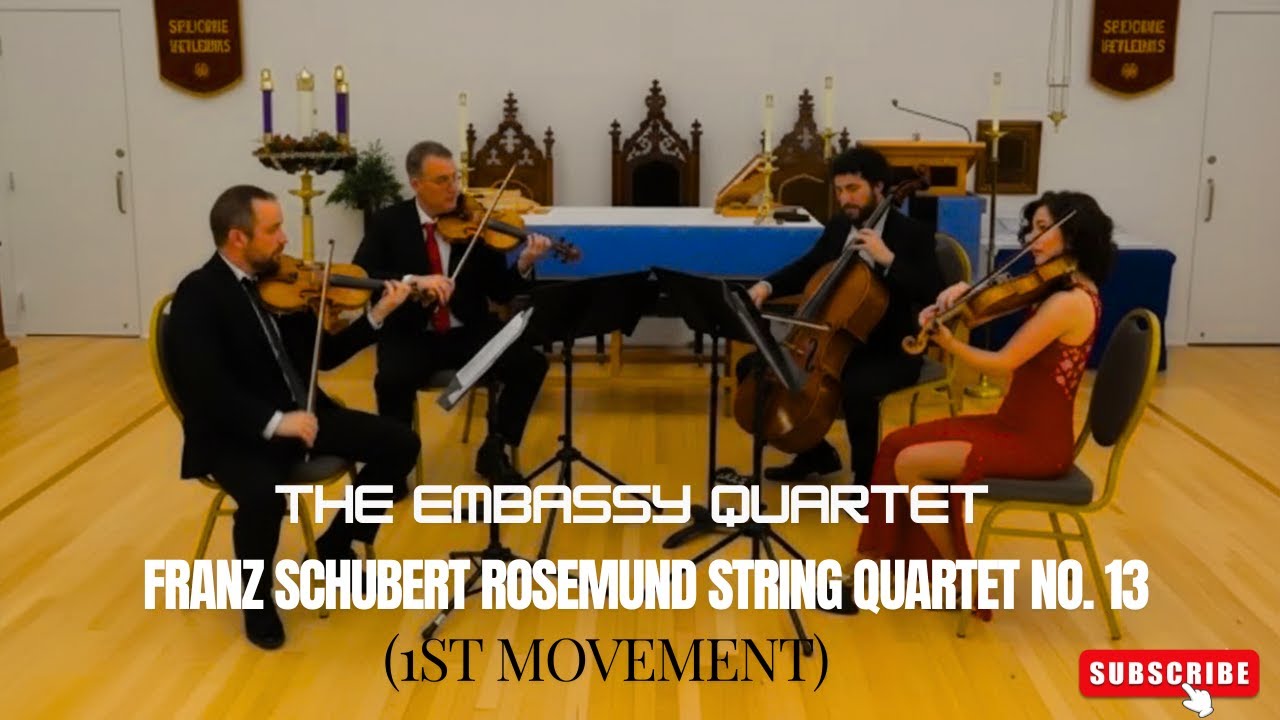 Schubert — “Rosamunde” Quartet, I.